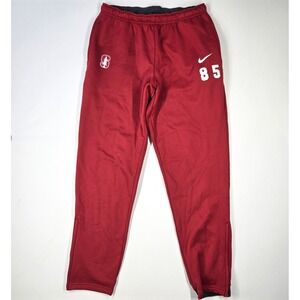 Stanford Nike Fleece Lined Sweatpants Mens XL‎ X-large Red Warm Up Cardinal